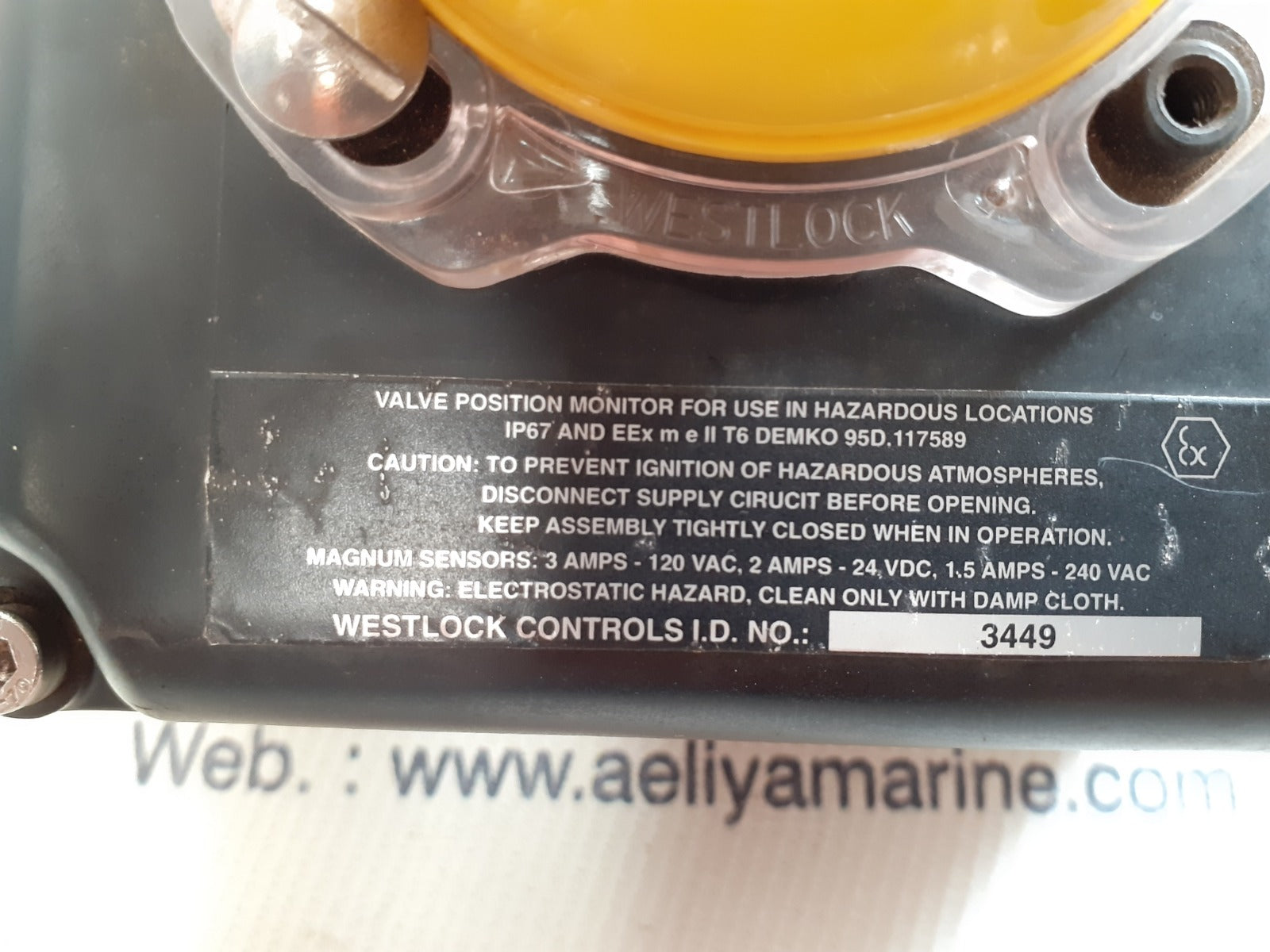 Westlock 3449-by-00-22wb-000 beacon position monitor
