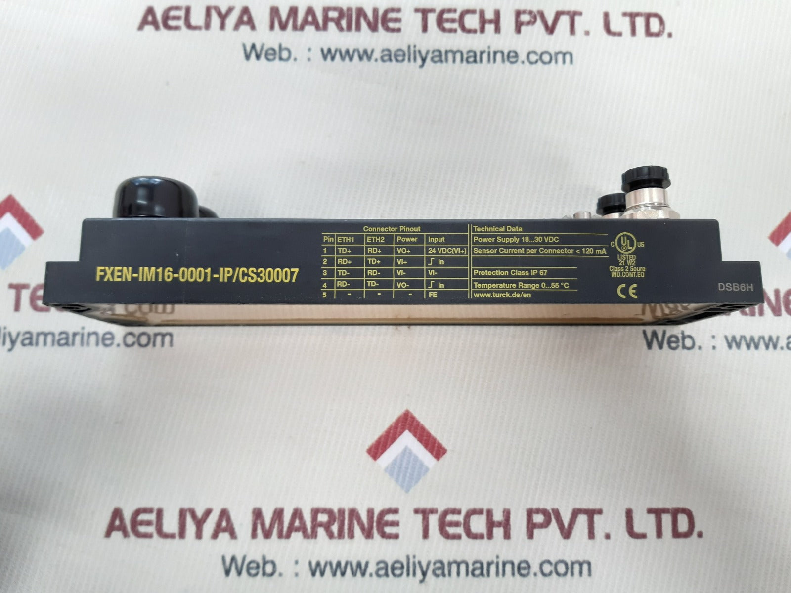 Turck Fxen-im16-0001-ip/Cs30007 Ethernet/Input Output Station Module,16 Sensor
