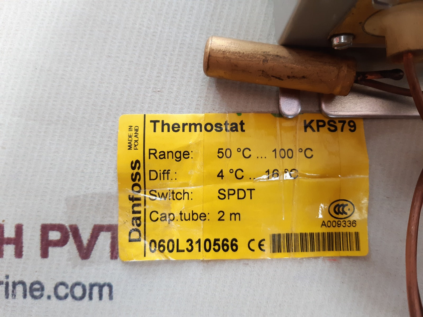 Danfoss kps79 060l3105 thermostat