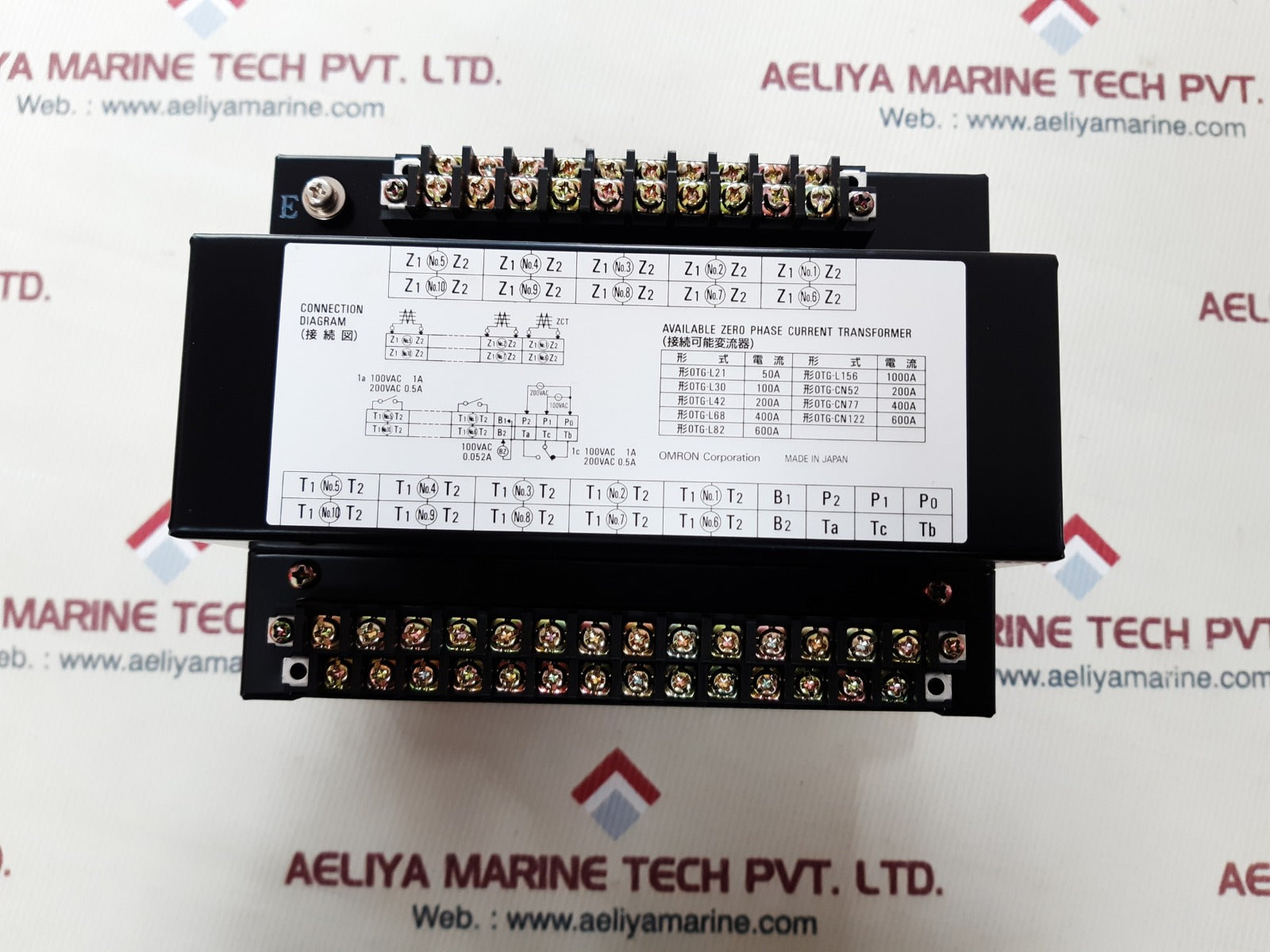 Omron k6em-ps multi-channel earth leakage relay
