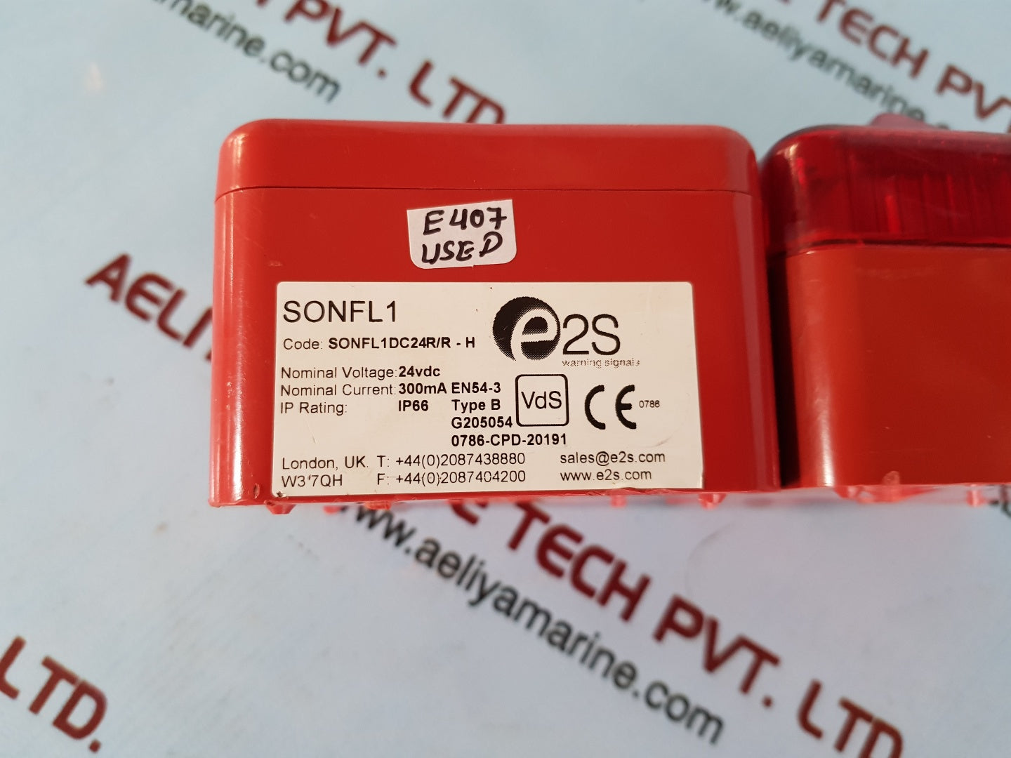 E2s sonfl1 sounder beacon-red xenon