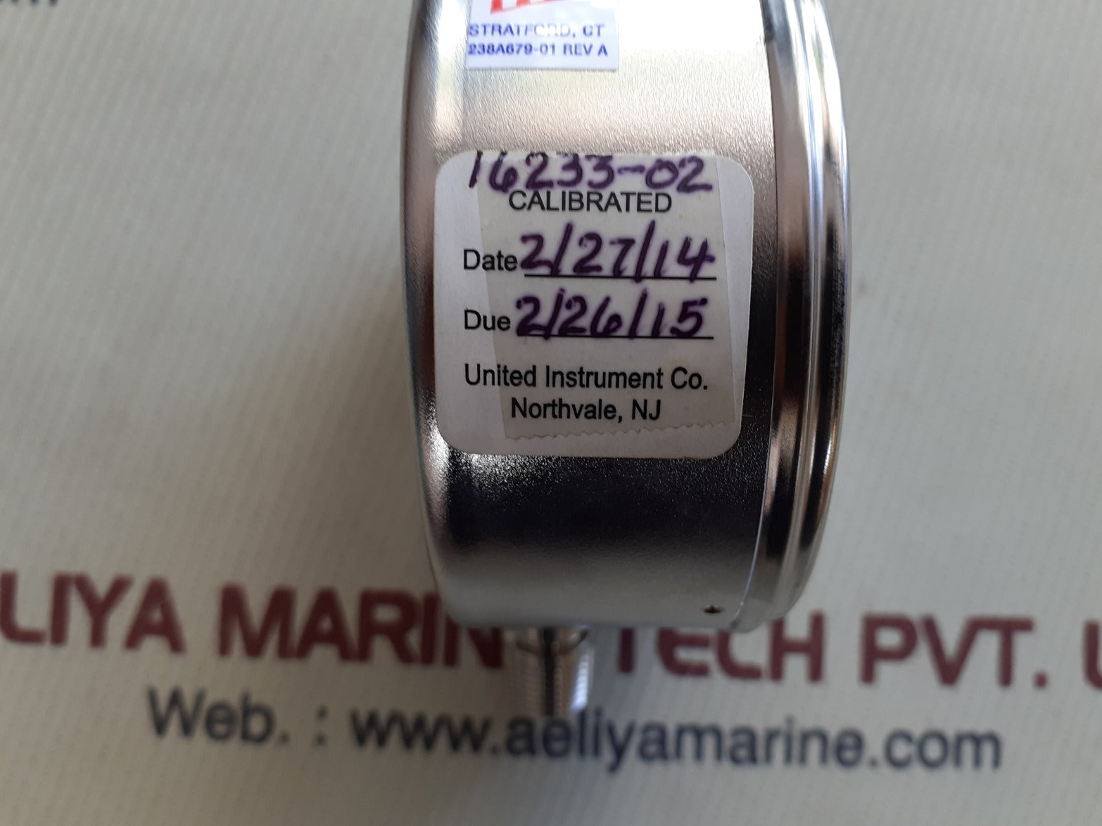 Ashcroft 2 psi subd test gauge 0-30adj