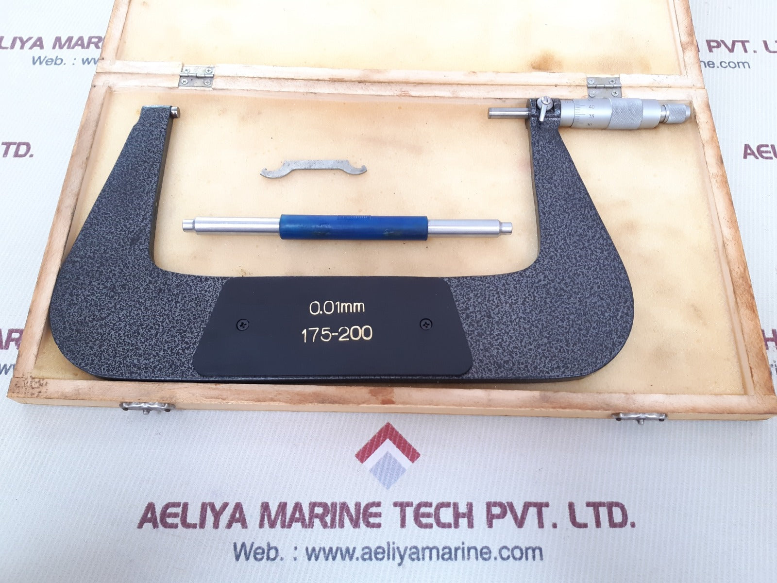 0.01 mm 175-200 mm external micrometer