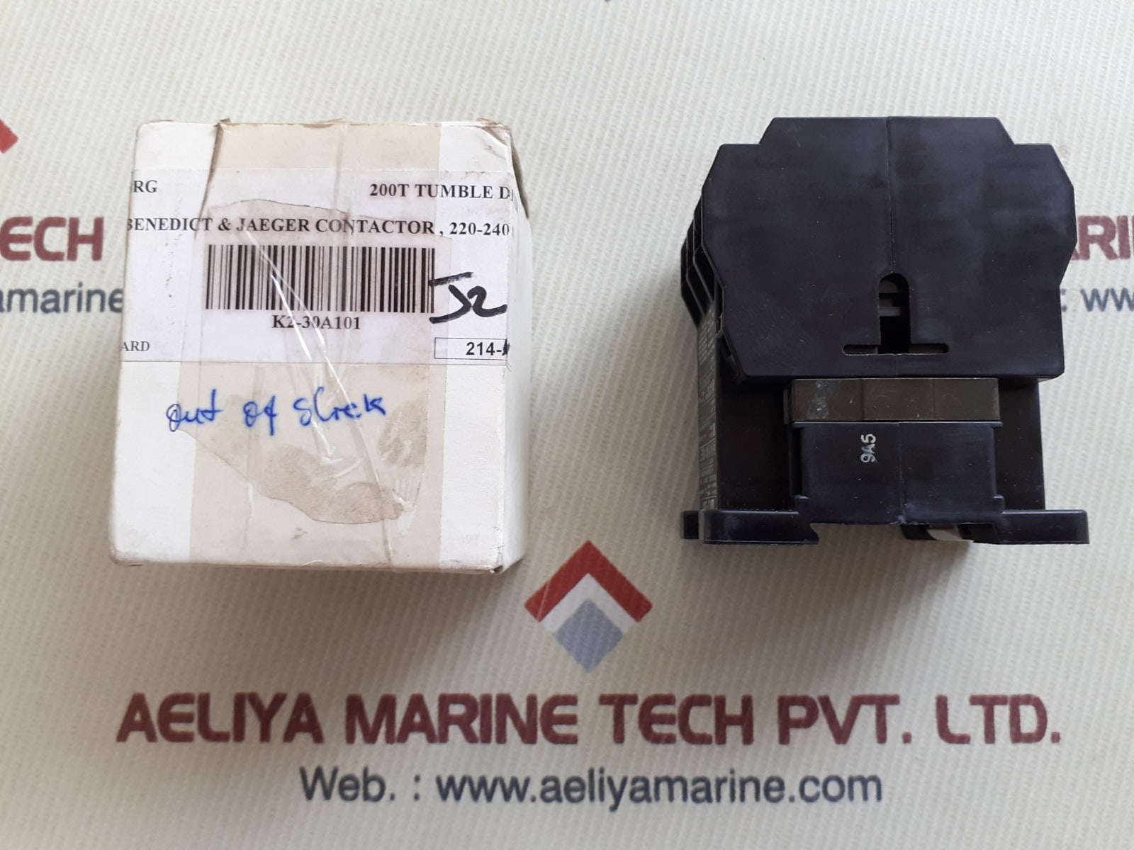 Benedikt & jager k2-30a10 contactor