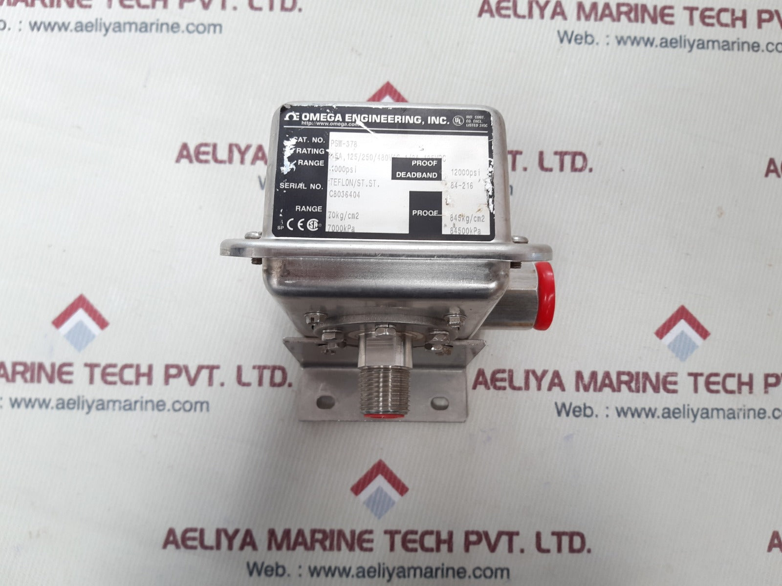 Omega psw-378 pressure switch
