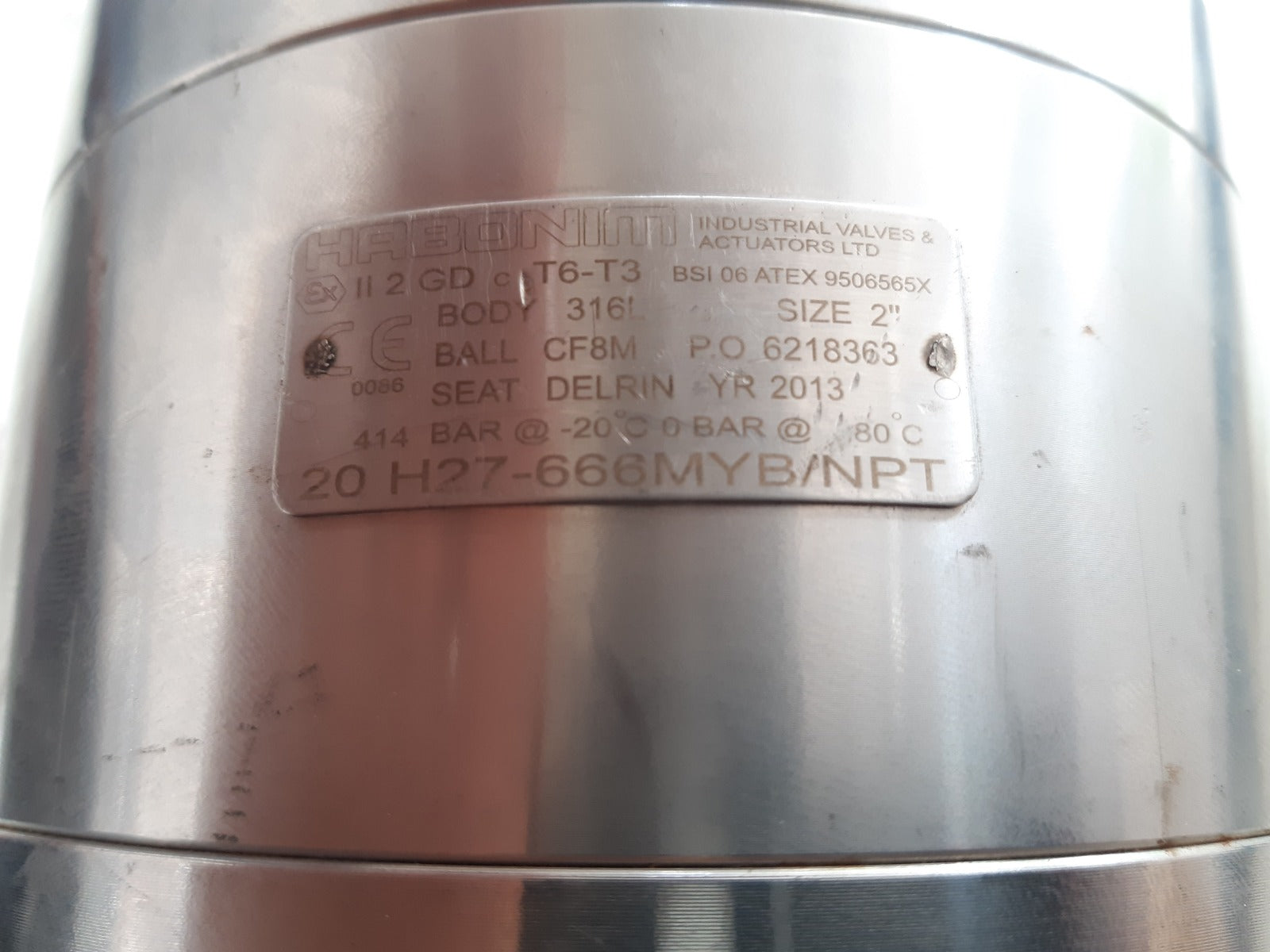 Habonim 316l valve