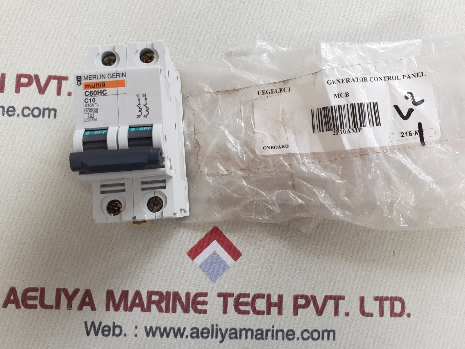 Merlin gerin multi9 c60hc c10 circuit breaker