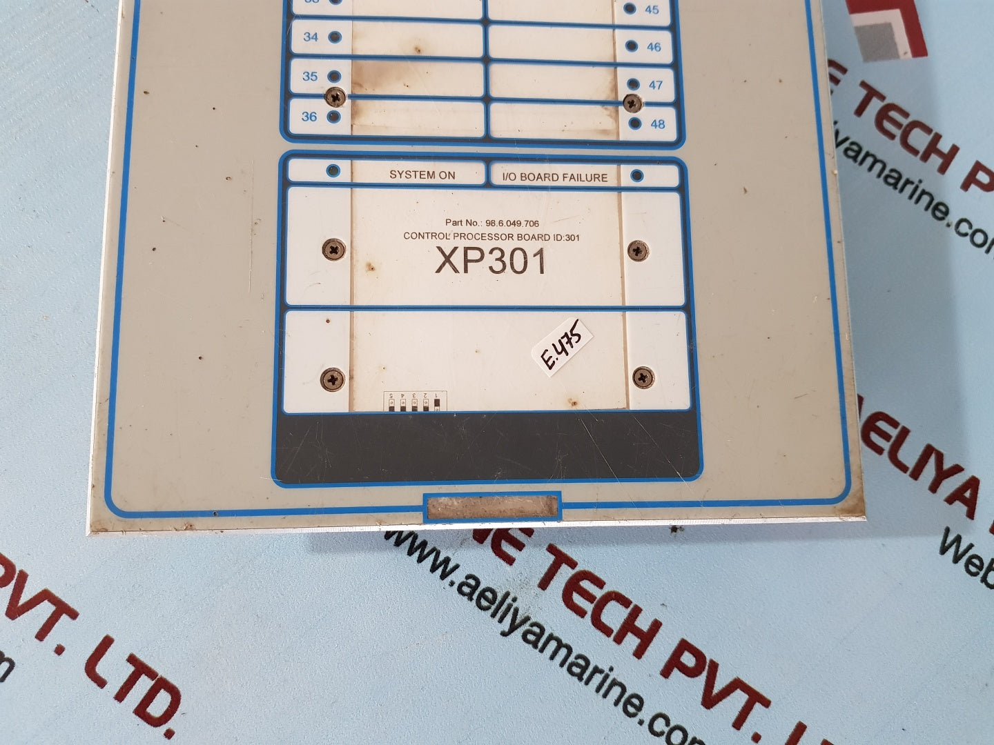 Praxis 98.6.049.706 i/o processor module xp301