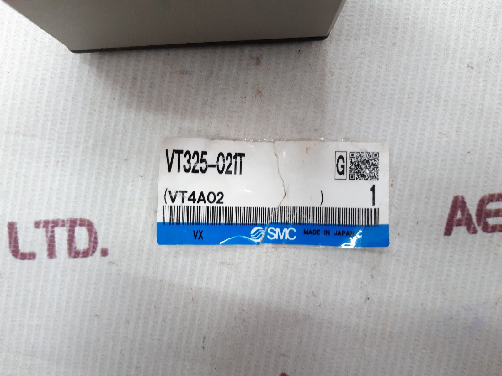 Smc vt325-021t solenoid valve 0~1.0 mpa 100v 50/60hz