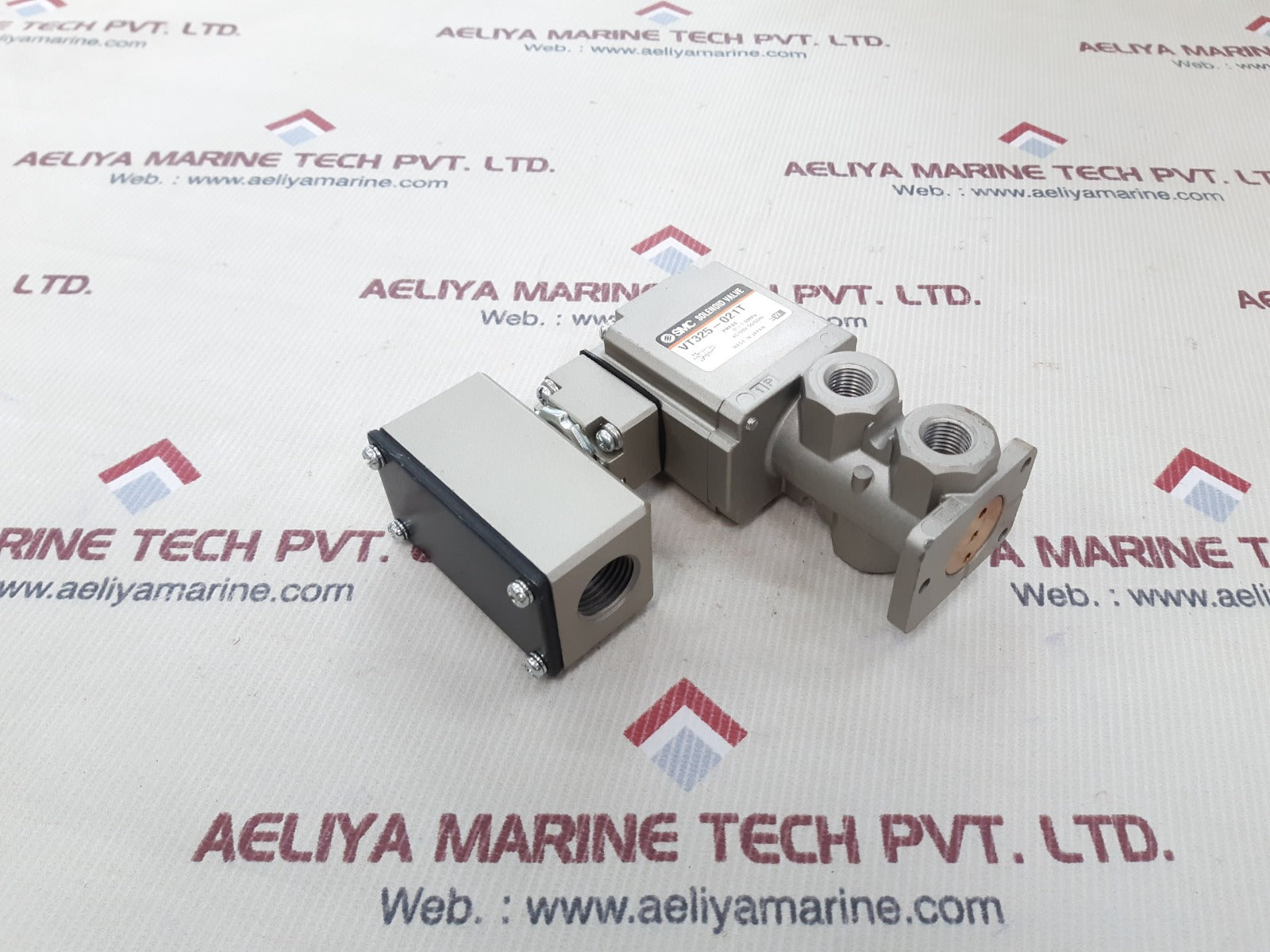 Smc vt325-021t solenoid valve 0~1.0 mpa 100v 50/60hz