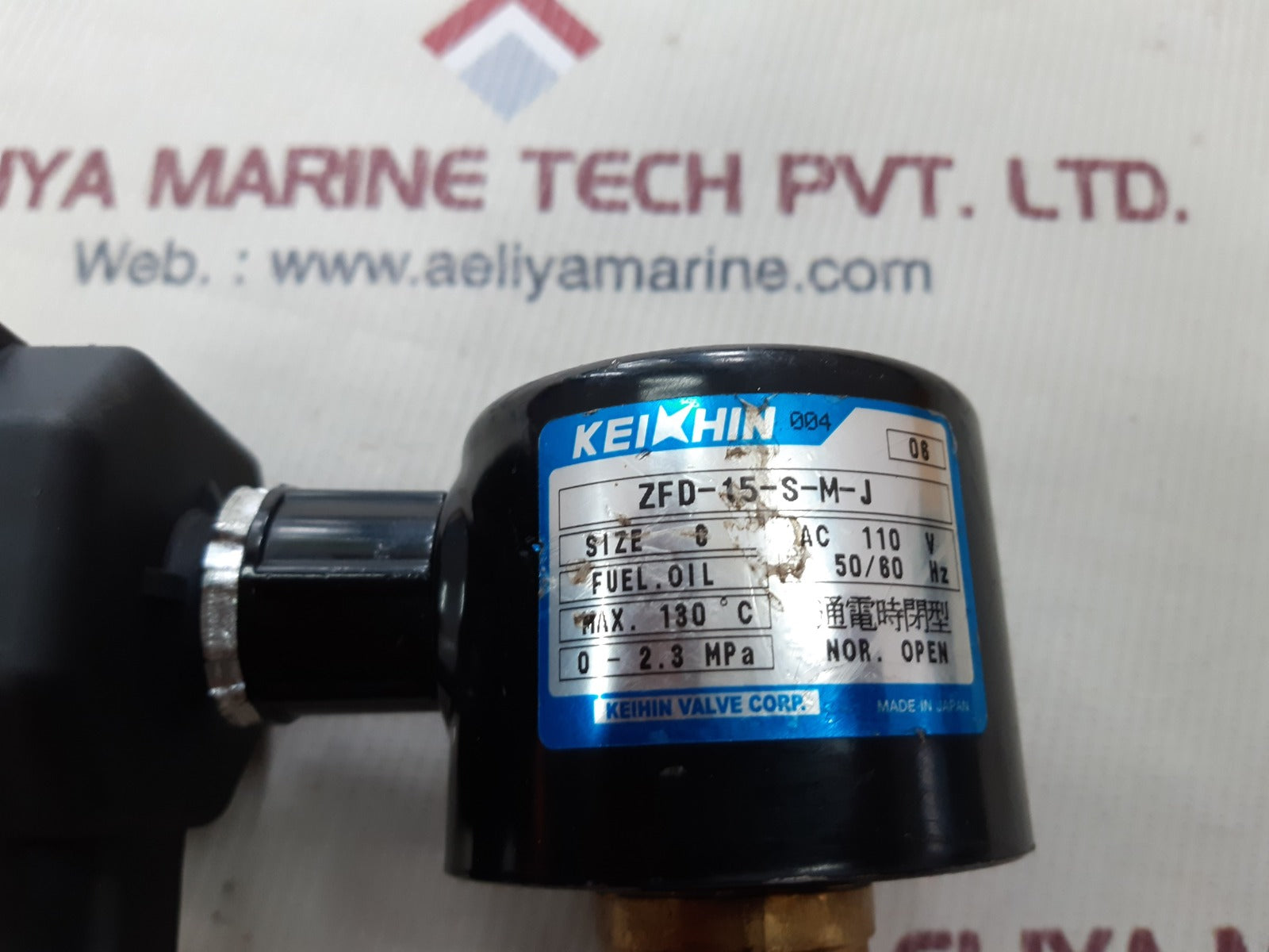 Keihin zfd-15-s-m-j solenoid valve 110v 50/60hz