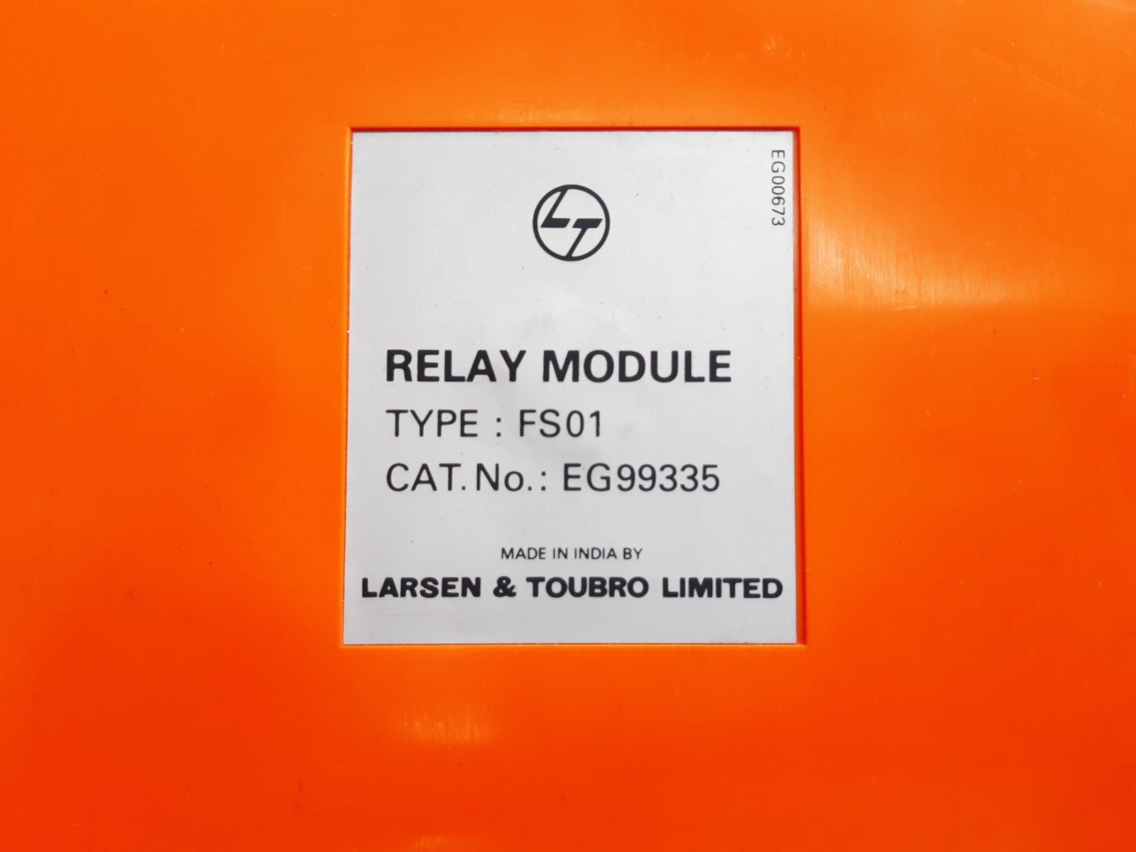 Larsen & toubro fs01 relay module eg99335