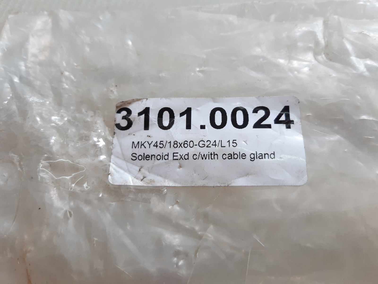 Wandfluh mky45/18x60-g24/l15 solenoid valve