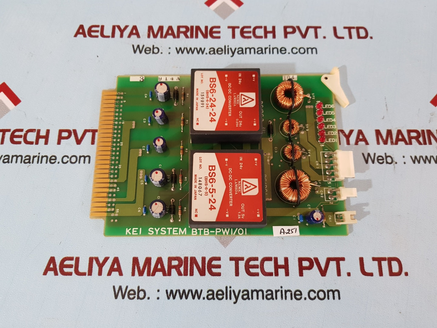 Kei system btb-pw1/o1 PCB card 3 914a 104