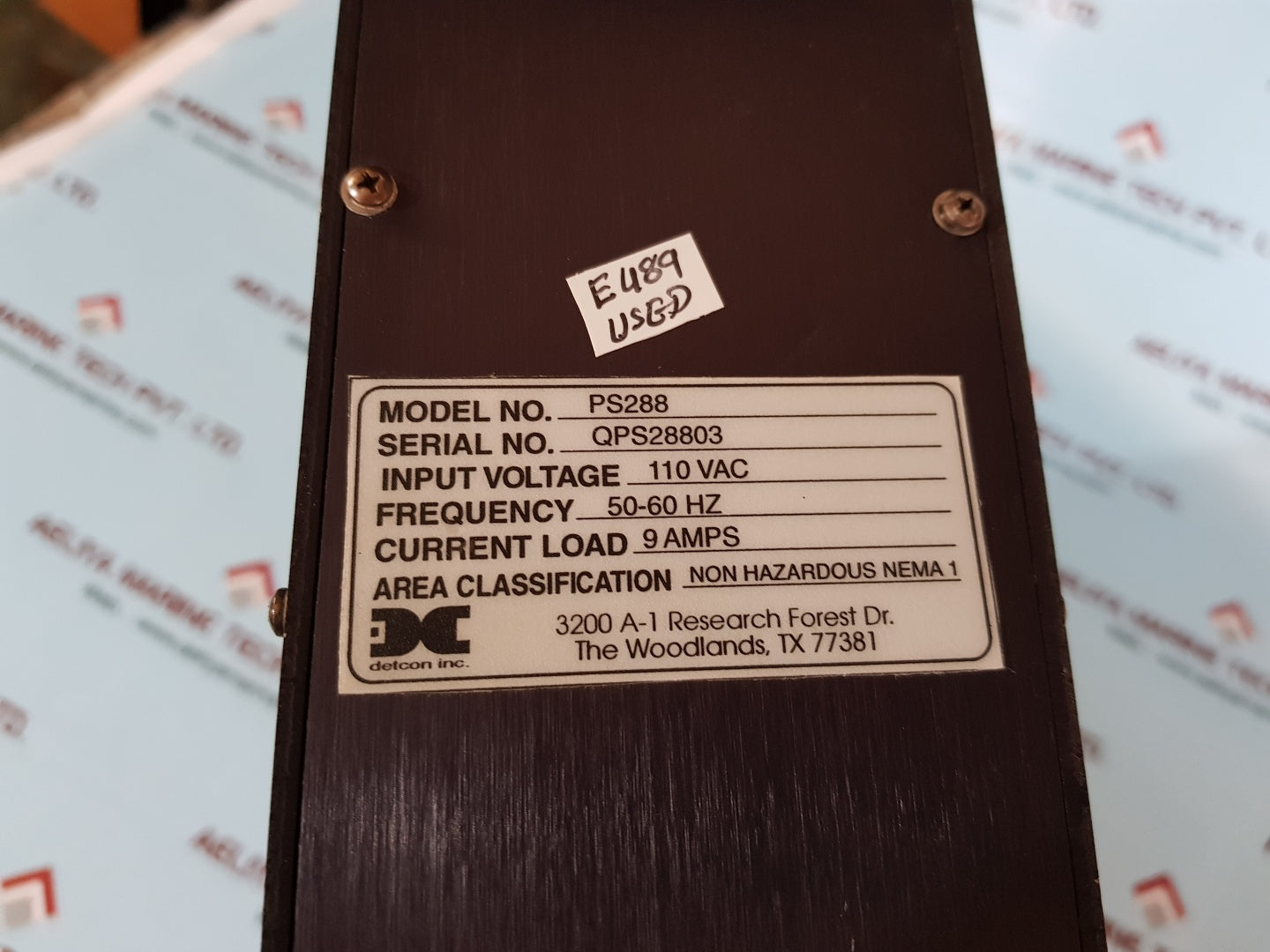Detcon ps288 power supply