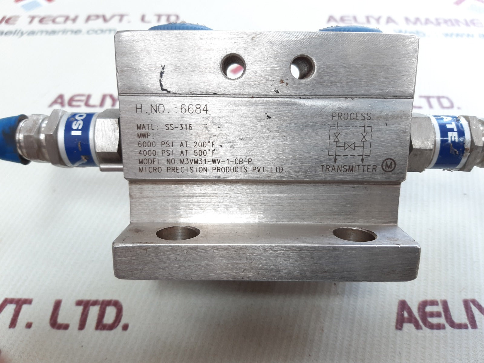 Micro precision m3vm31-wv-1-cb-p valve