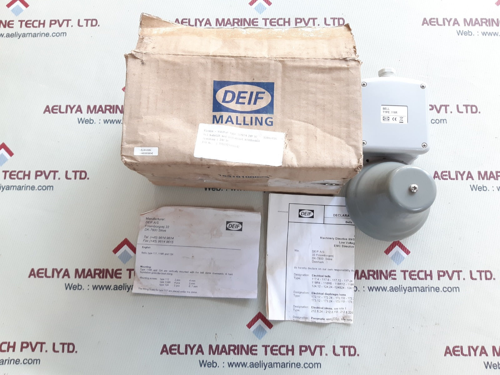 Deif 118r fire bell