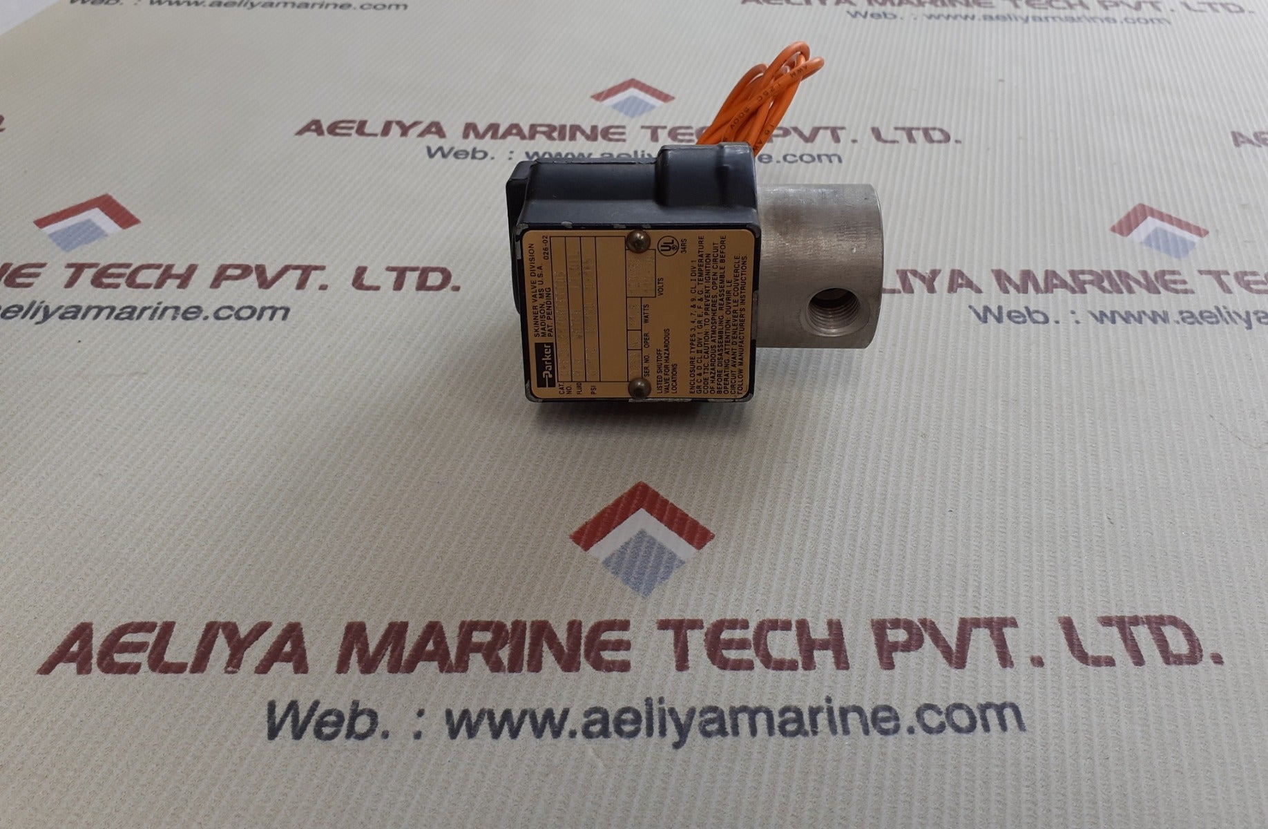 Parker 04f20c3110acfeco5 solenoid valve