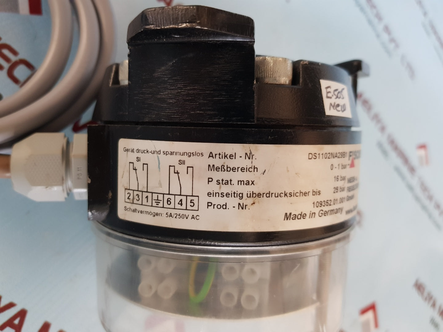 Fischer ds1102na29b1 pressure regulator