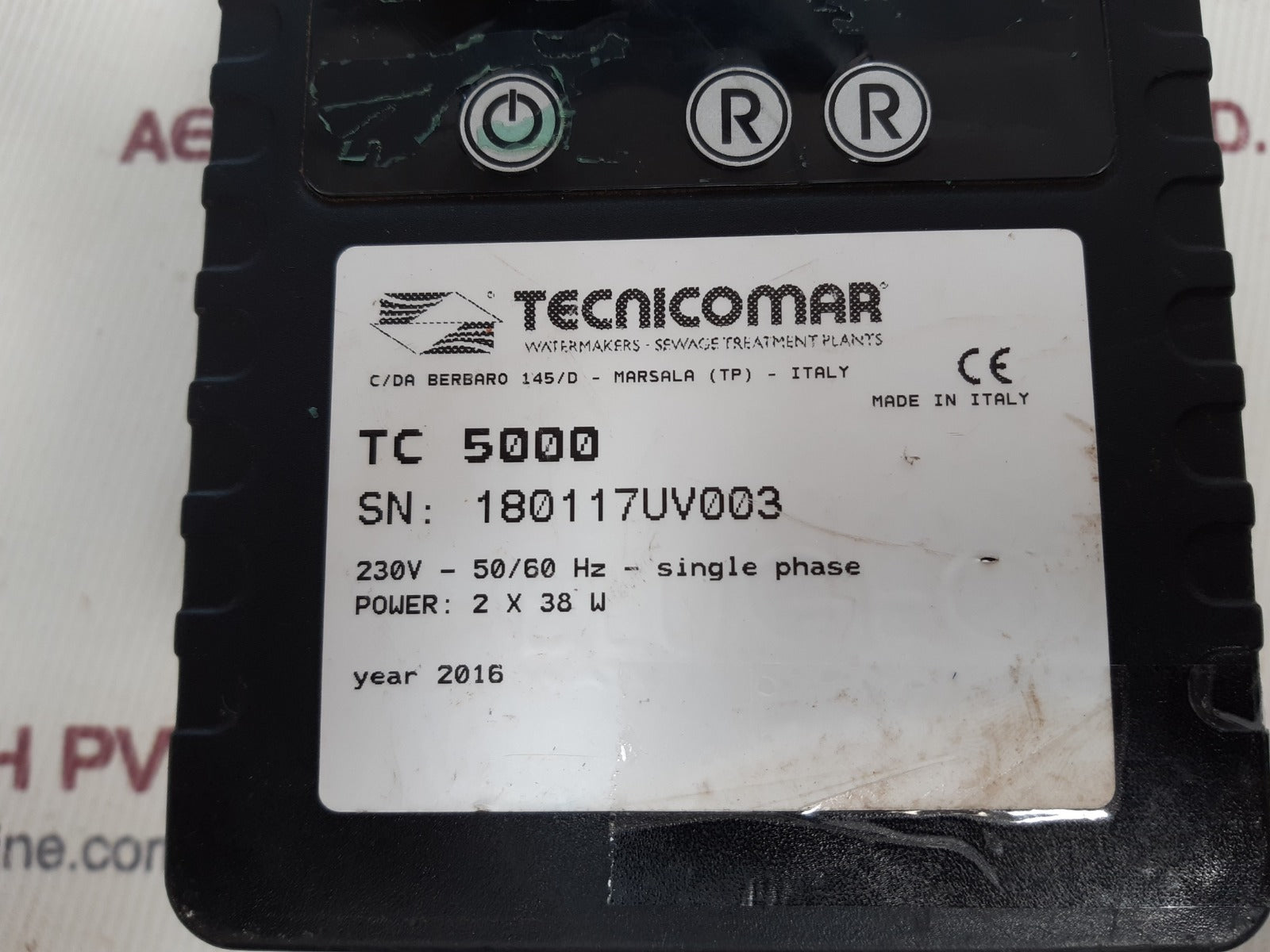 Tecnicomar tc 5000 230v-50/60 hz-single phase