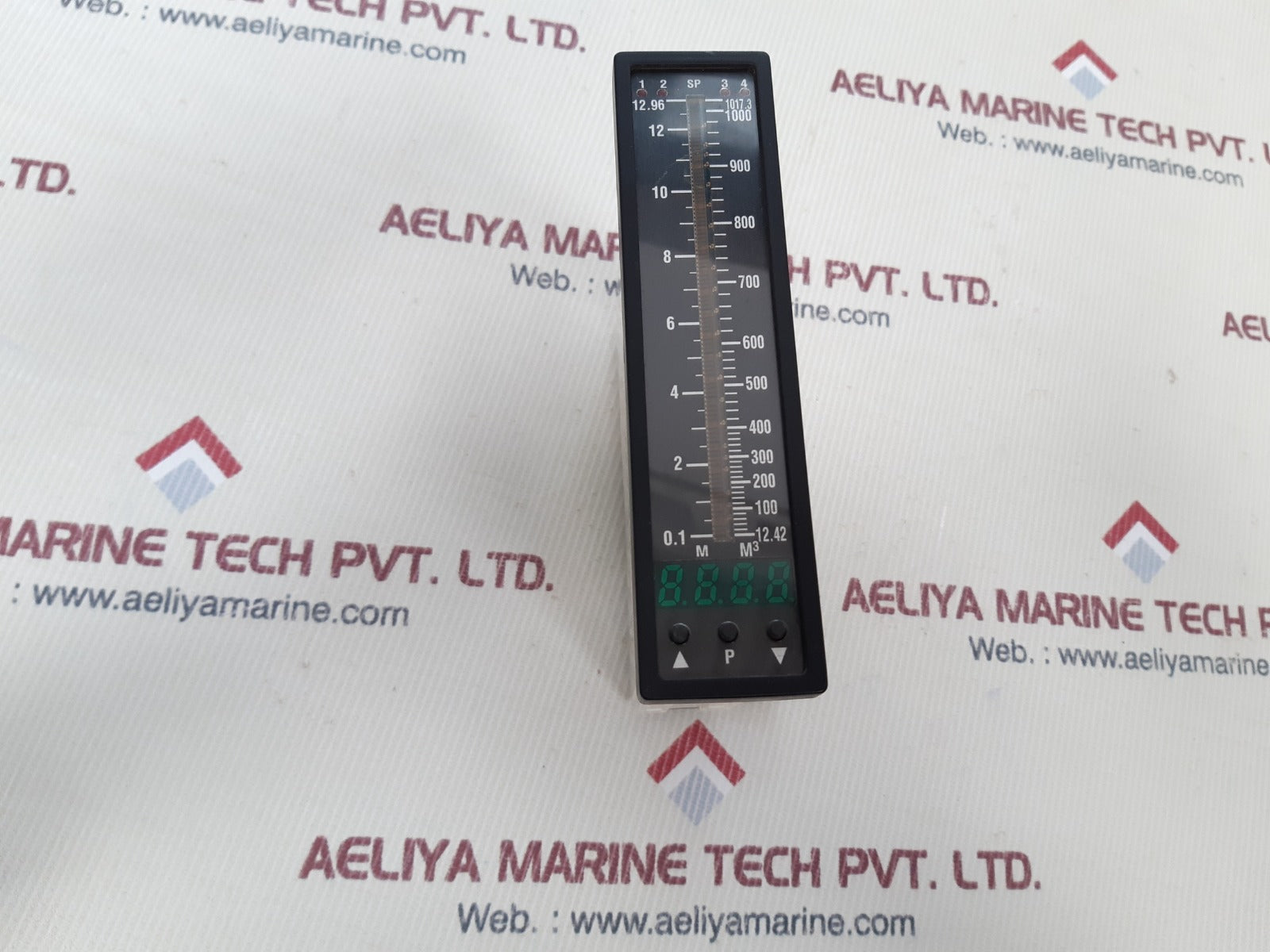 Texmate fl-b101d40 bargraph meter digital reading 12.42-1017.3