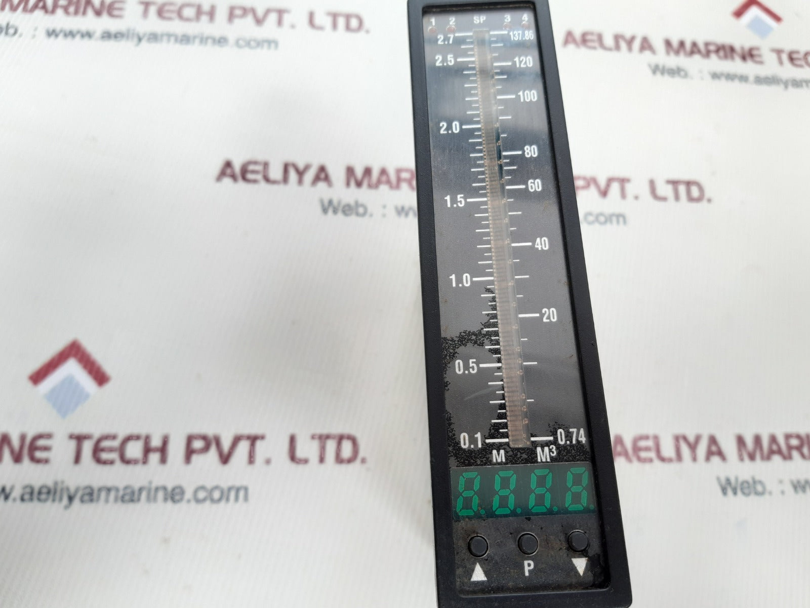 Texmate fl-b101d40 bargraph meter bar scale 0.1-2.7