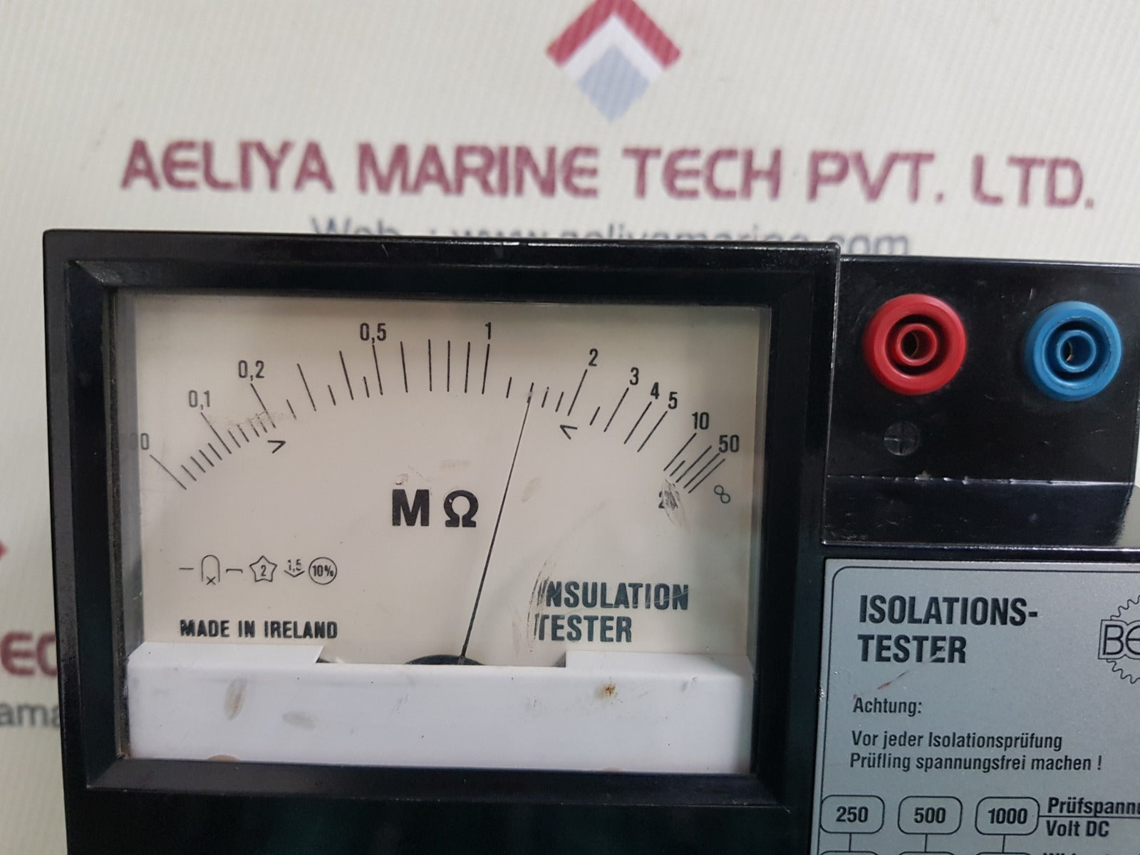 Beha insulation tester cat ii/250v