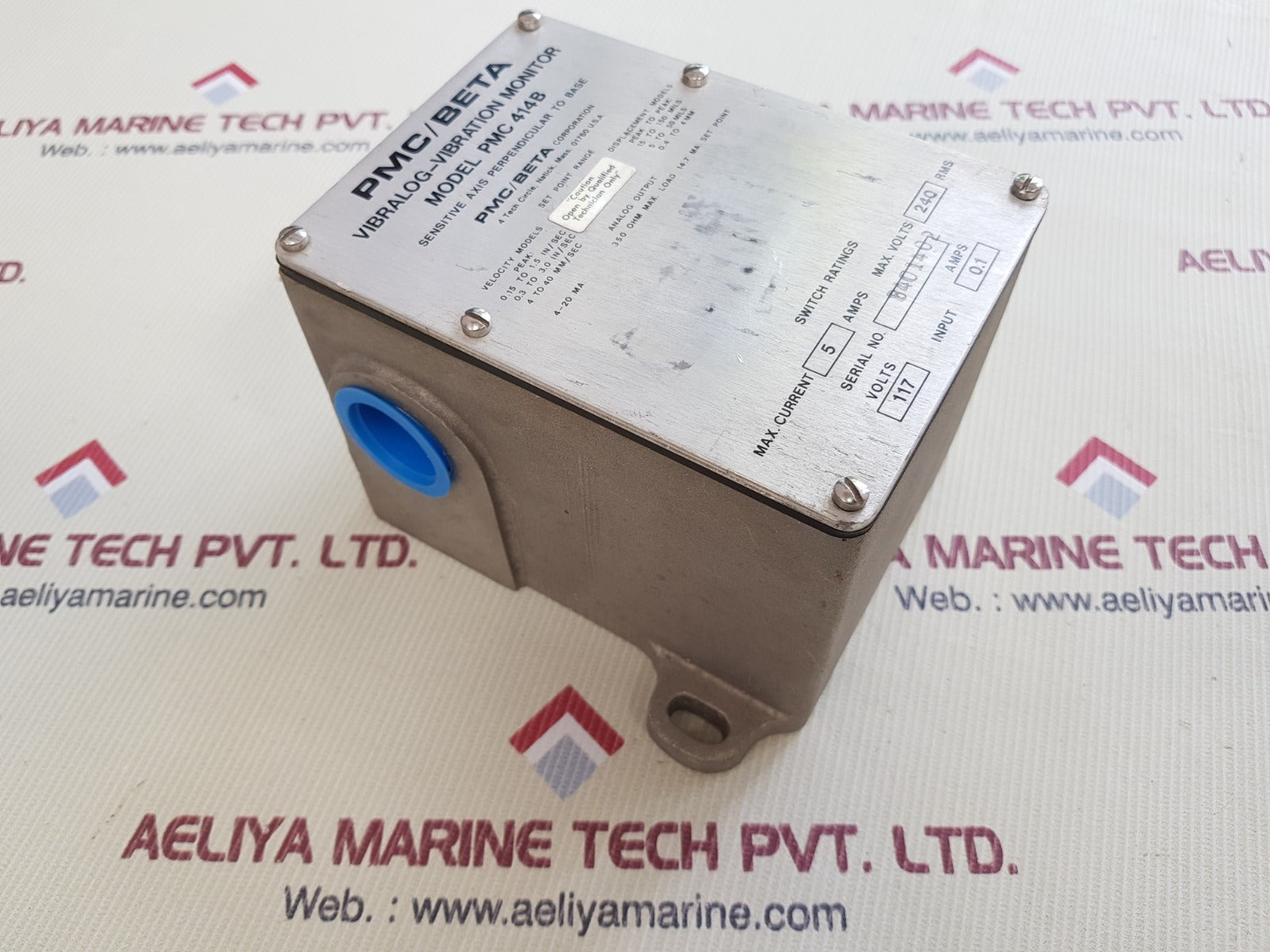 Pmc/beta pmc 414b vibralog-vibration monitor