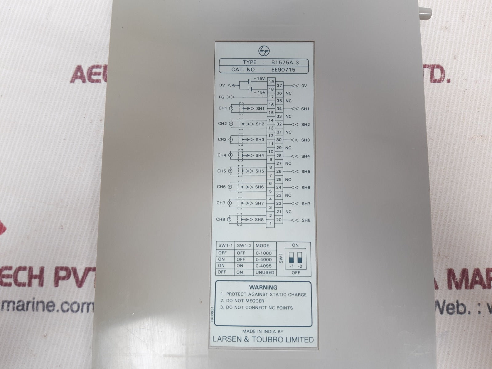 Yaskawa b1575a-3 i/o module
