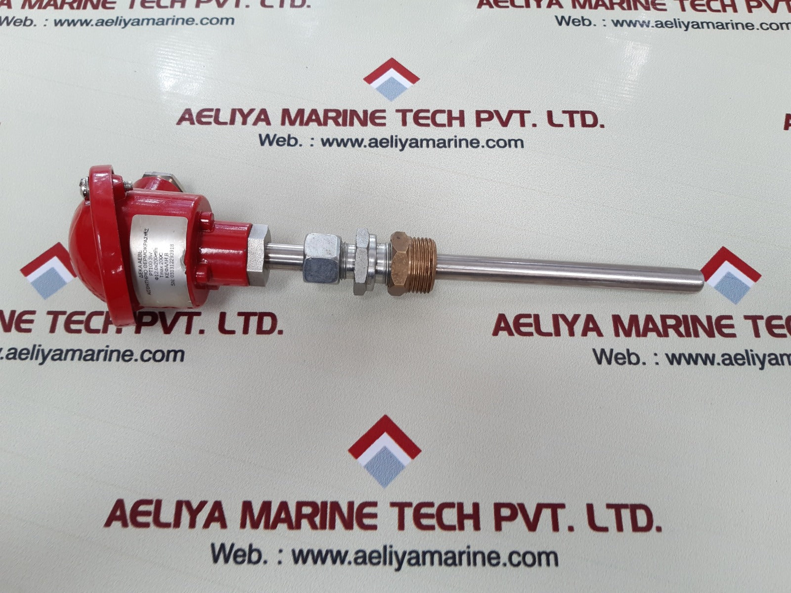 Eka aebe pt100 3w temperature sensor 12.0x200mm