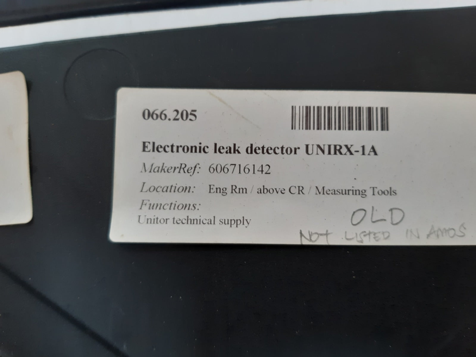 Unitor unirx-1a refrigerant leak detector