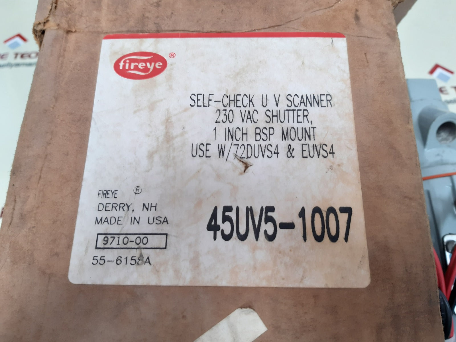 Fireye uv-eye 45uv5 uv scanner