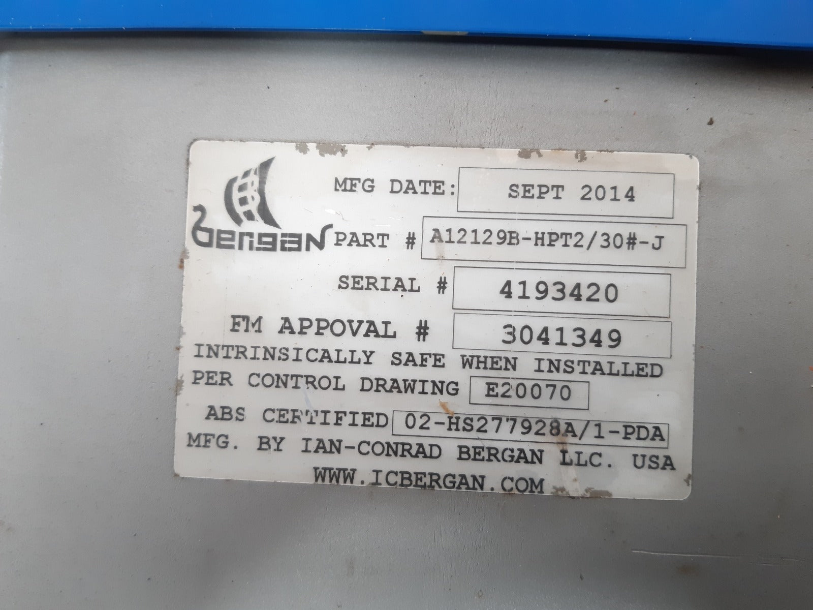 Bergan a12129b-hpt2/30#-j guard level