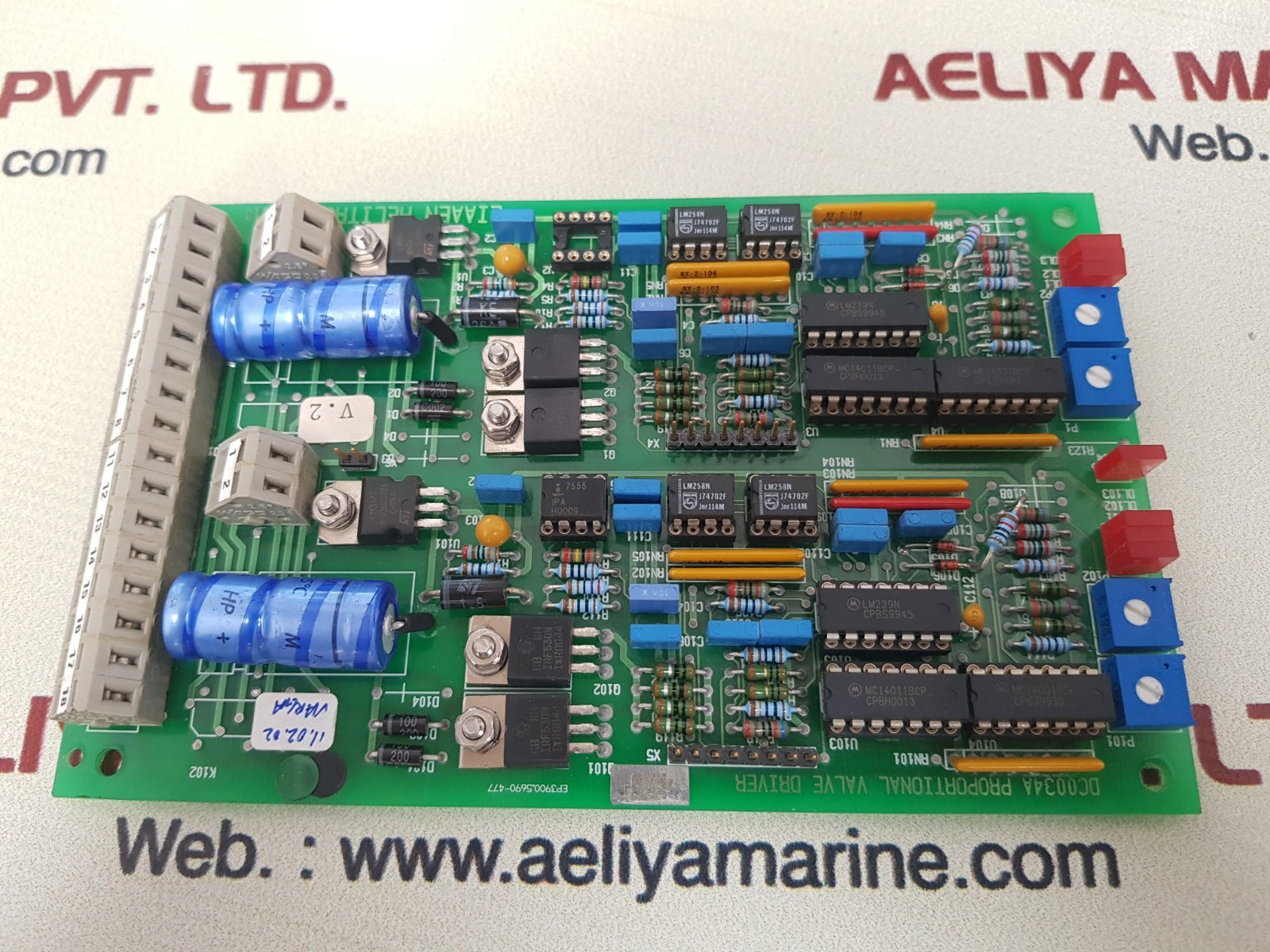 Liaaen helitron dc0034a proportional valve driver pcb card 890110
