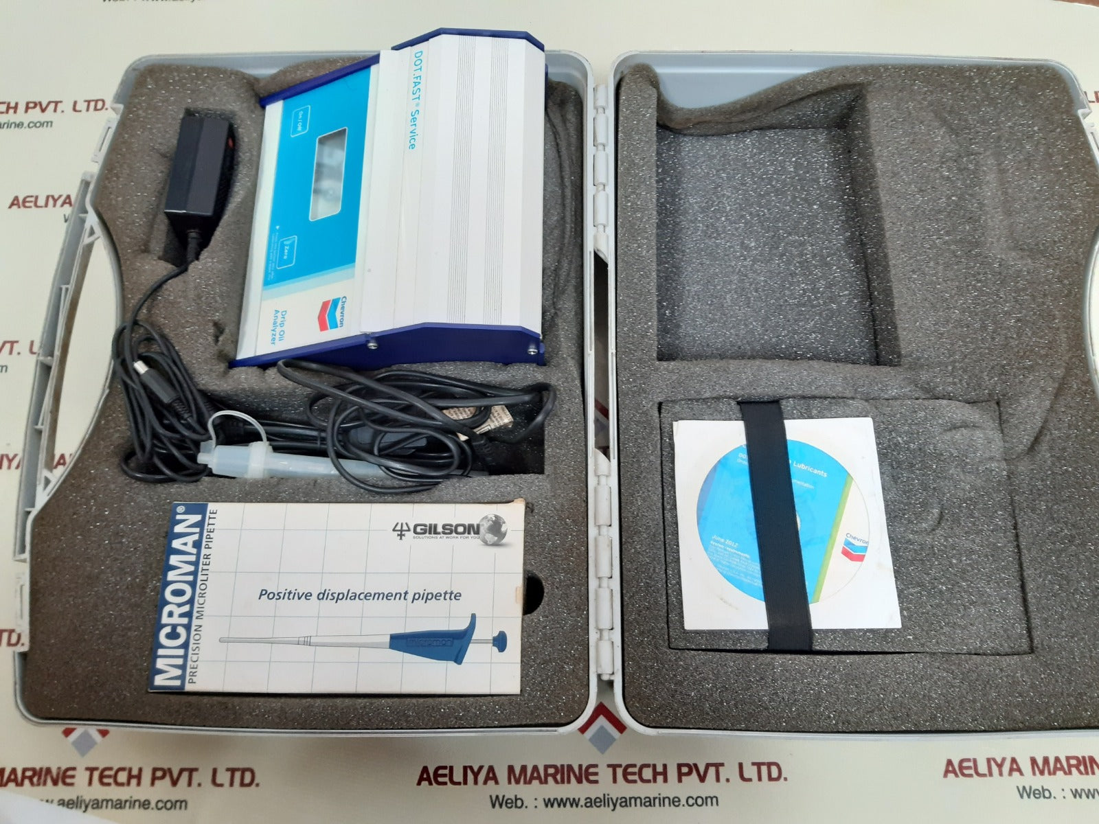 Chevron 603303 drip oil analyzer test kit