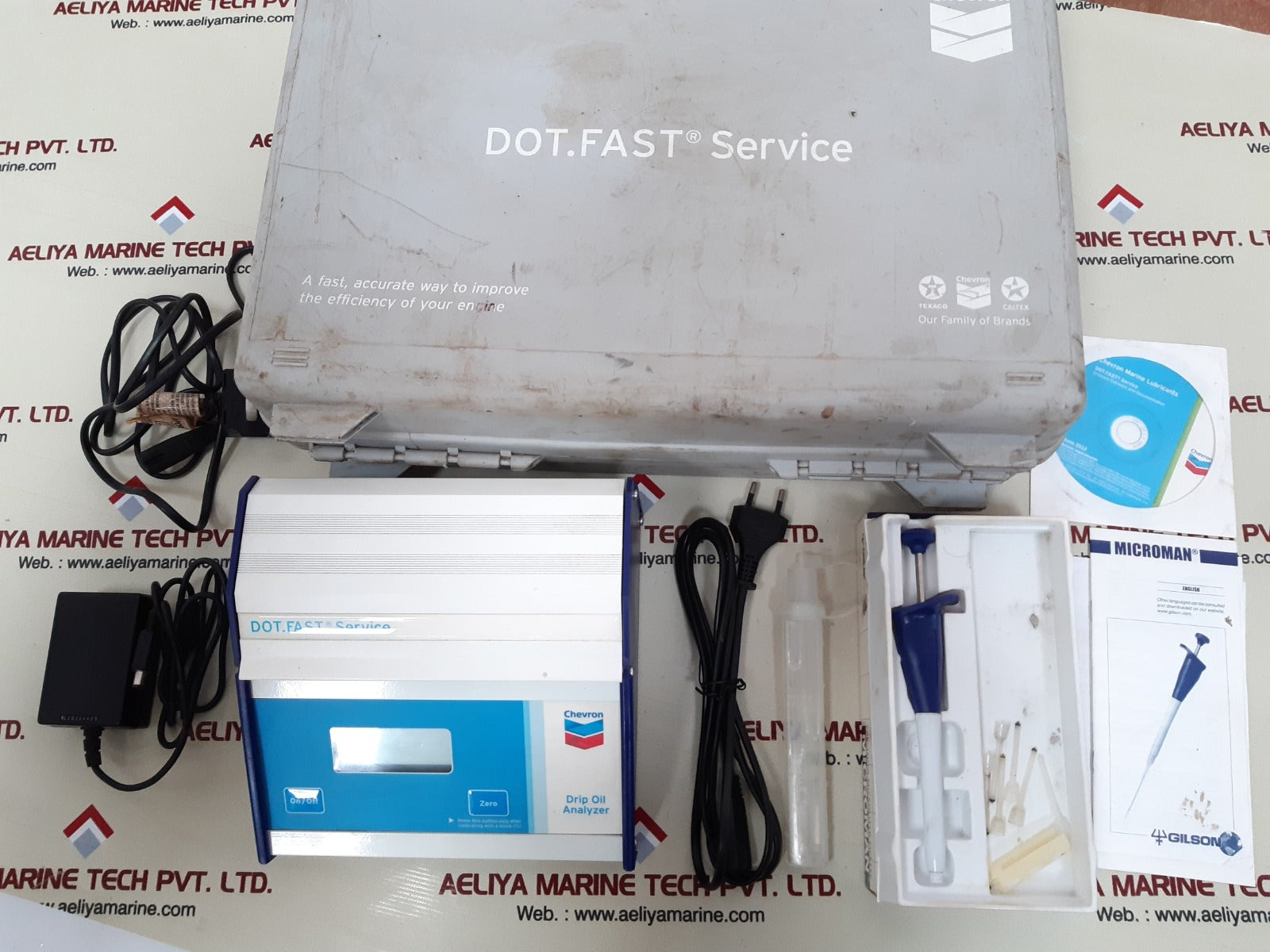 Chevron 603303 drip oil analyzer test kit