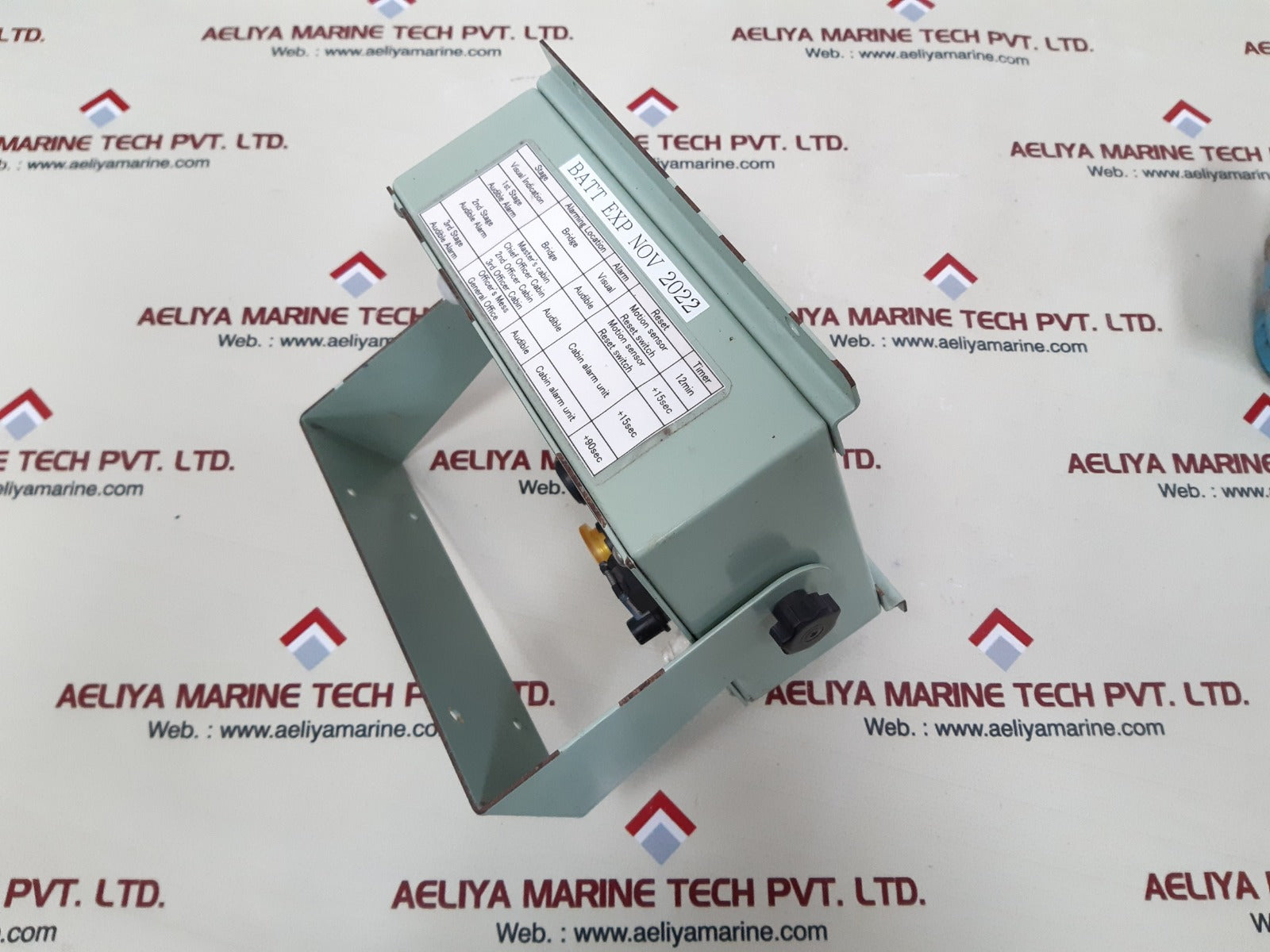 Seamate bnwas operating panel