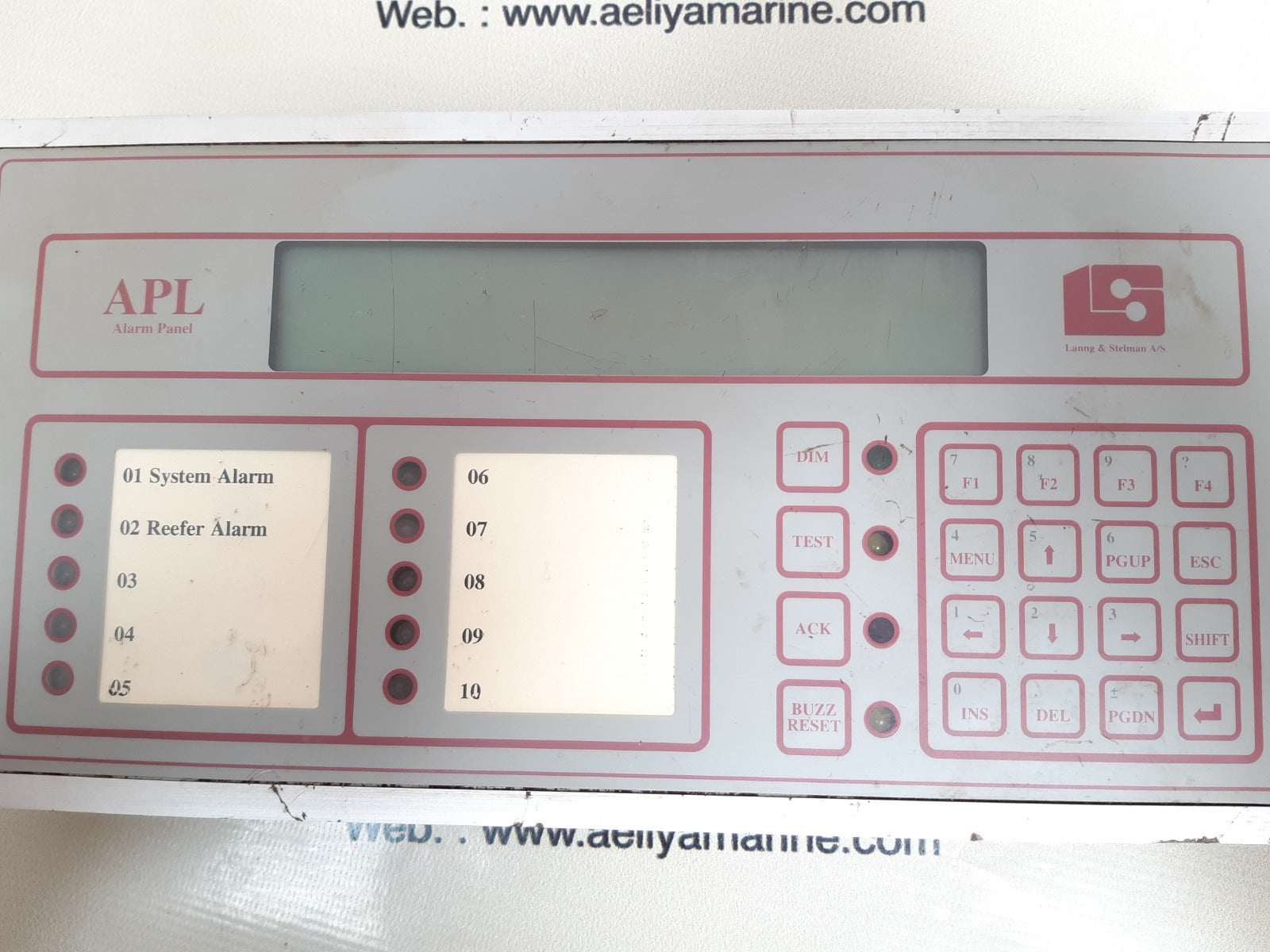 Lanng & stelman 1284-002 alarm panel