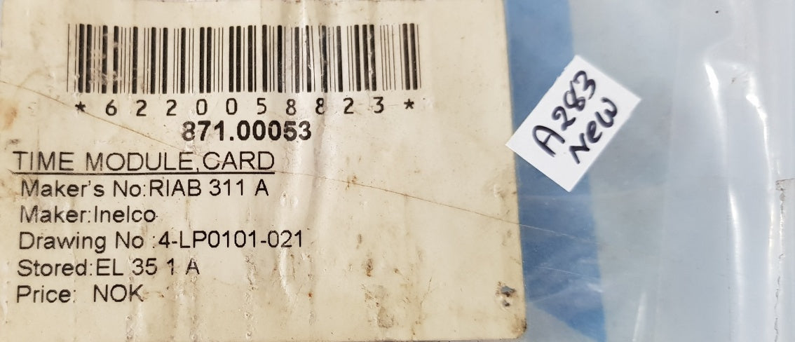 lnelco Riab 311 a time module card