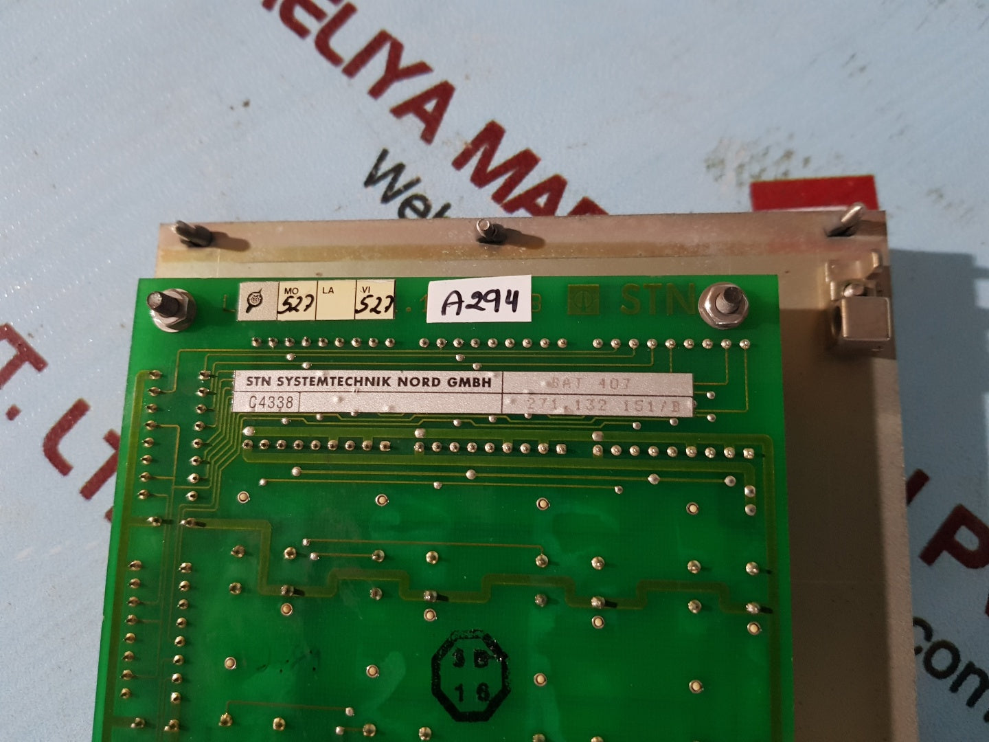 Stn atlas bat 407 battery control panel 271.132 151/b