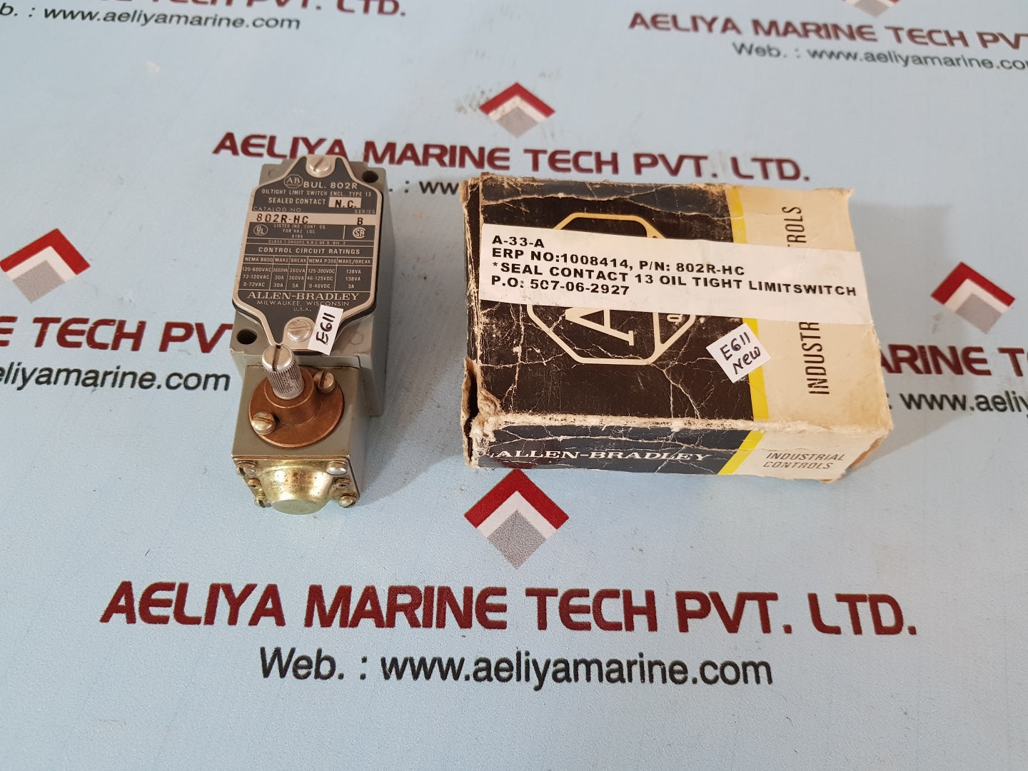 Allen-bradley 802r-hc series.b oiltight limit switch