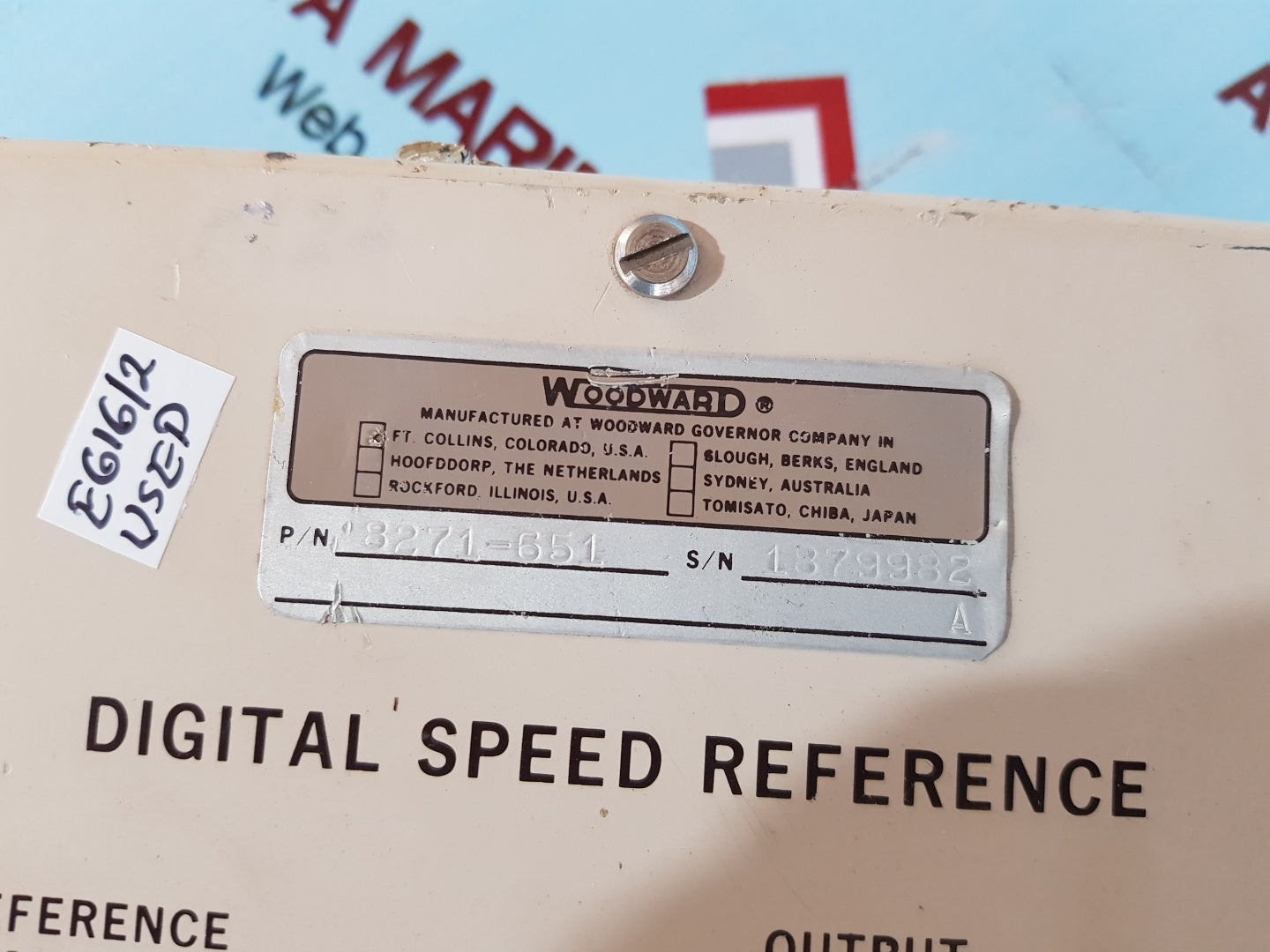 Woodward 8271-651 digital speed reference