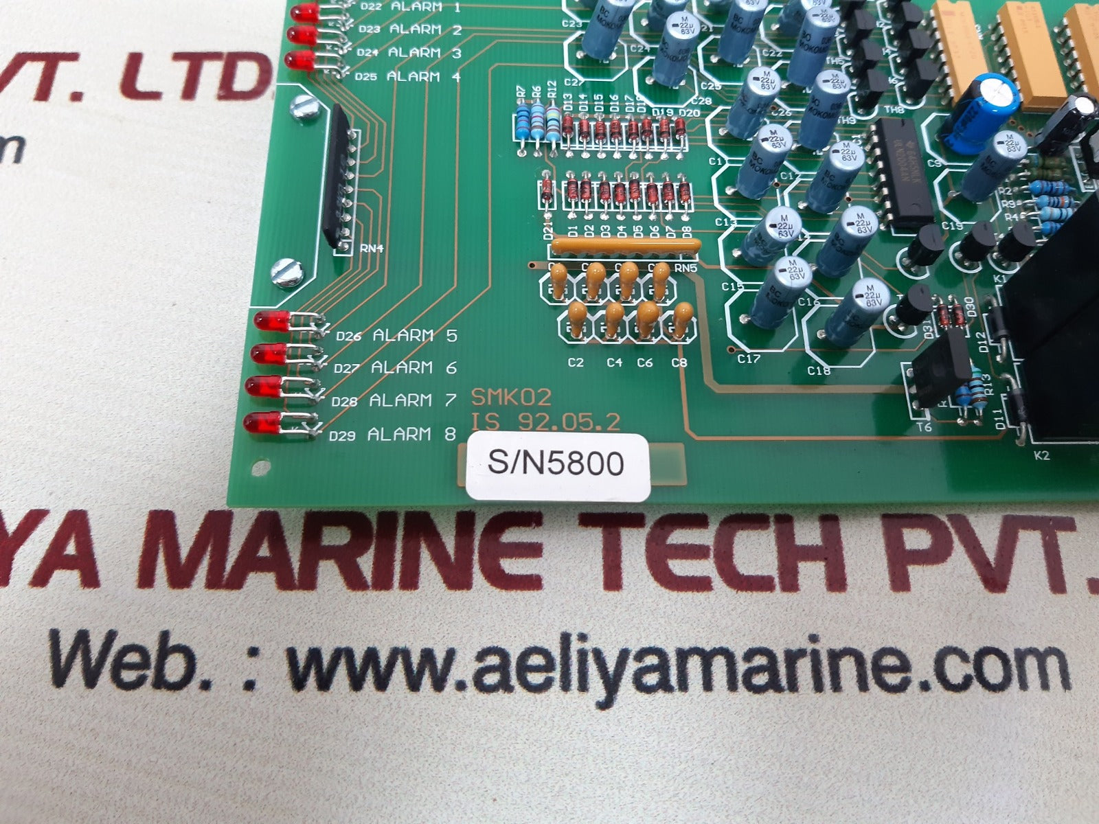 Smk02 pcb card is 92.05.2