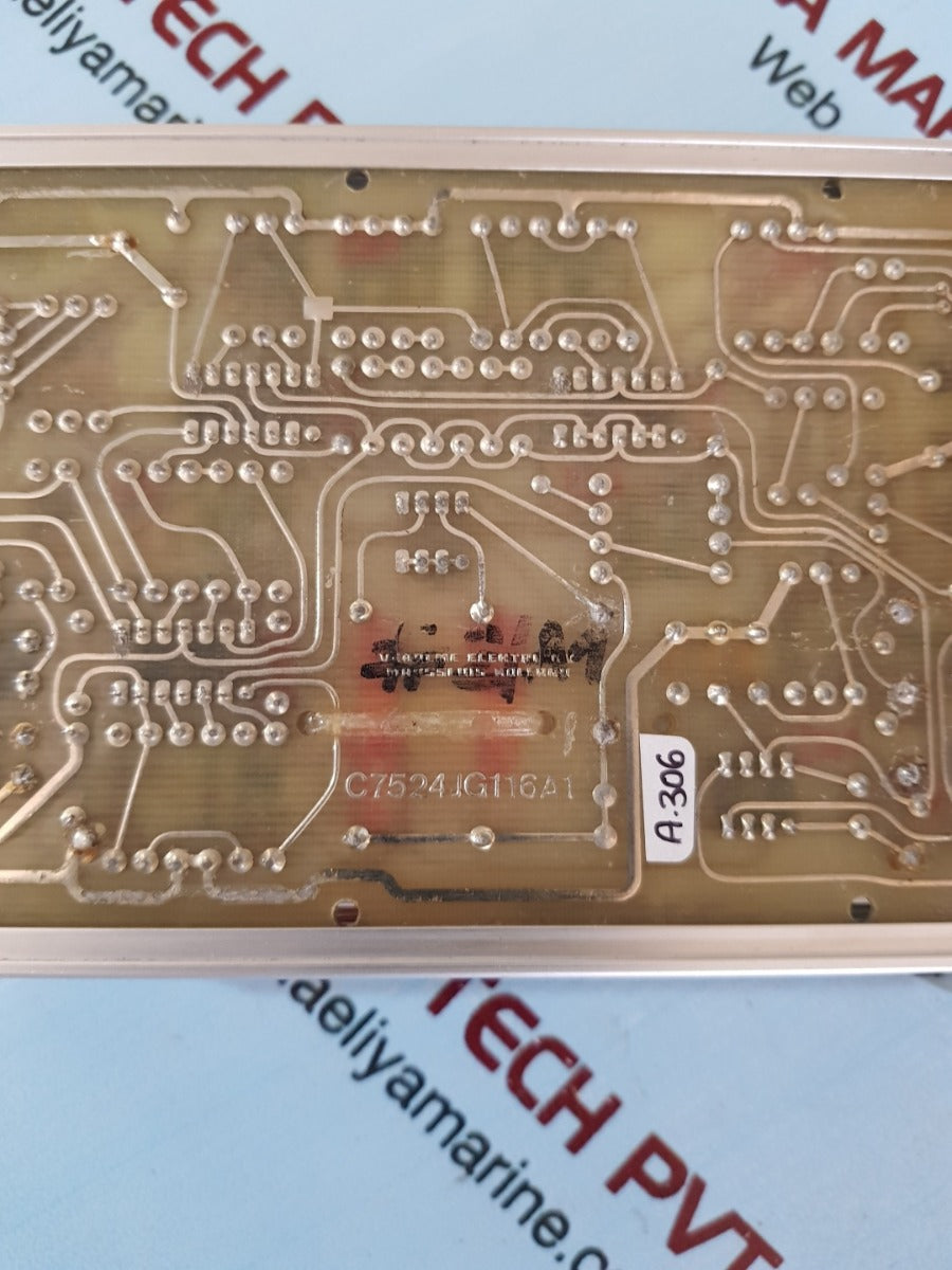 Verolme c7524jg116a1 pcb card c7524jg116b1