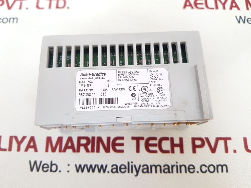 Allen-bradley 1794-ie8 ser.b analog input module 96235877