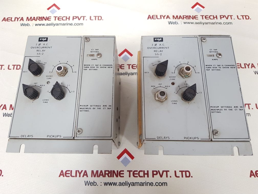 Fpe ss-2 overcurrent relay 1200 amps