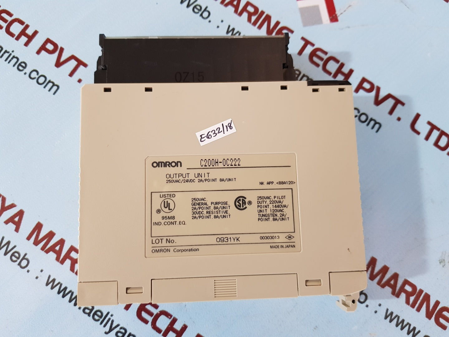 Omron c200h-0c222 output unit