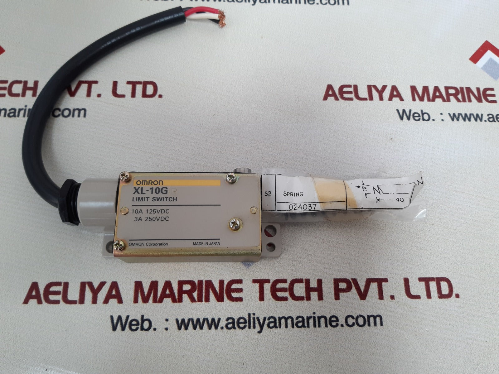 Omron xl-10g limit switch 10a 125vdc/3a 250vdc
