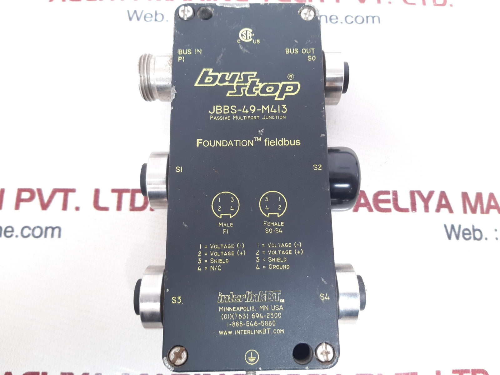 Interlinkbt jbbs-49-m413 multiport foundation fieldbus