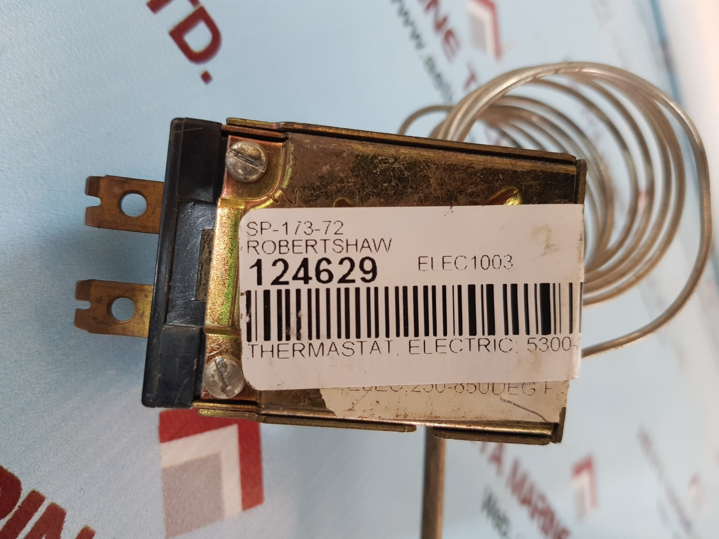 Robertshaw sp-173-72 thermostat 450'f